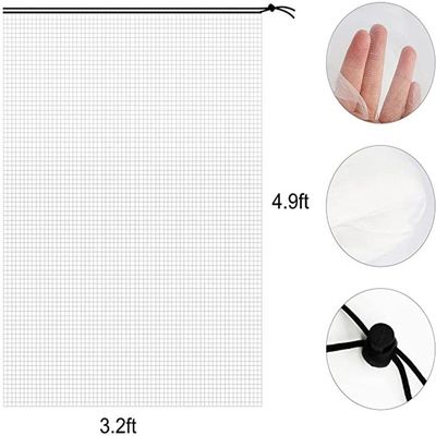 プラスチック型 HDPE 昆虫 鳥 虫 障害 網 引糸 成長 果樹 保護 カバー 網 バッグ 白