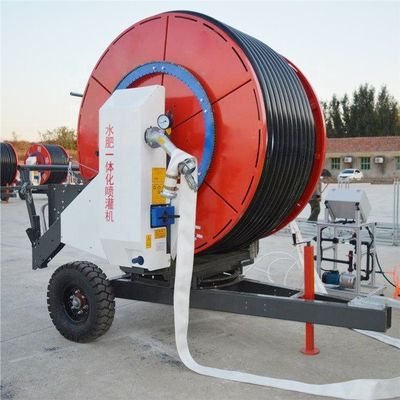 メタルホースリールを持つ高度な80インチ直径の移動灌輸農場機械