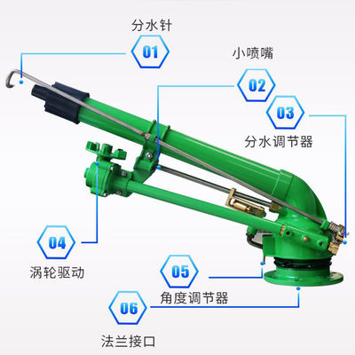 遠距離自動回転噴水機 50 ターボヴォルテックス噴水機 農業噴水機 その他の灌水を用