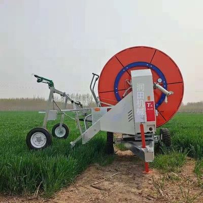 移動式灌水システム 農業 貯水用 90~300tx のホースロールと移動式灌水器