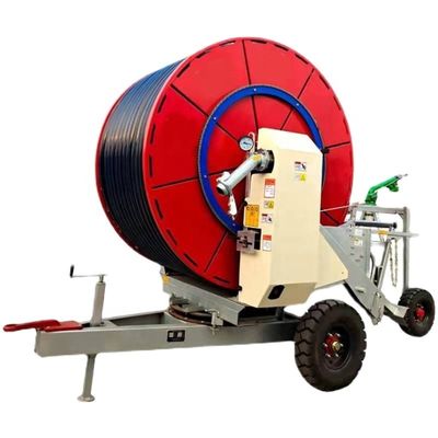 移動式灌水システム 農業 貯水用 90~300tx のホースロールと移動式灌水器