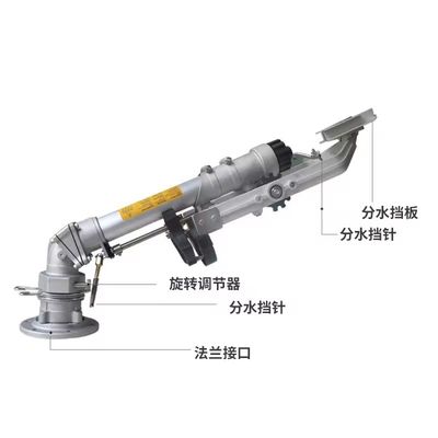 10KG 堅固な金属芝生 農業噴水器 雨銃 灌輸 製造工場内の緑地のための耐久性スプレー