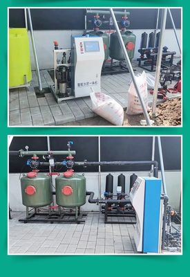 農業用滴滴灌輸設備のための自動的なインテリジェント水と肥料統合機械 直径32cm