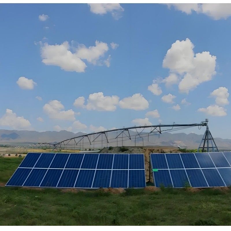 ポテトとラッファ畑 農園 太陽光発電による金属 農業 灌?? システム 基本部品 エンジン ギアギアボックス